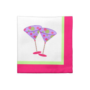 Colorful Cocktail Party Napkins