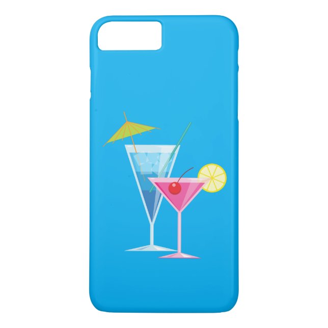 Colorful Cocktails iPhone 7 Plus Case (Back)