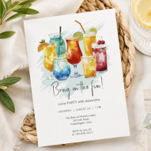 Colorful Cocktails Party