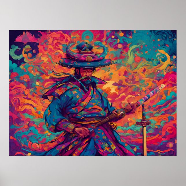 Colorful Code: Samurai Poster (Front)