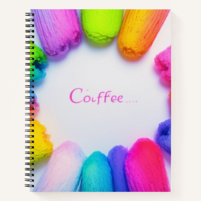colorful coffee notebook (Front)
