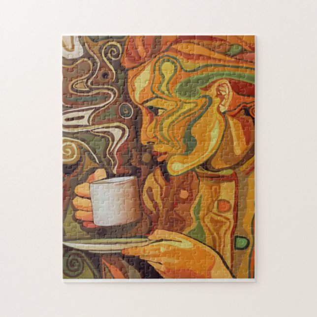 Colorful Coffee Puzzle (Vertical)
