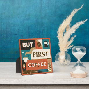 Colorful Coffee Quotes Plaque