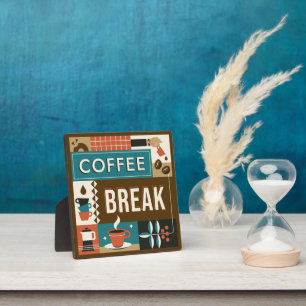 Colorful Coffee Quotes Plaque