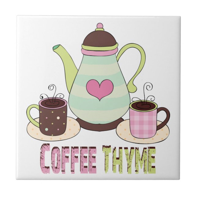 Colorful Coffee Tile (Front)