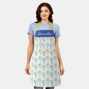 Colorful Cold Cone Dessert Apron