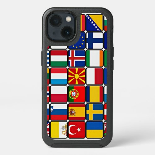 Colorful Collection of World Flags iPhone 13 Case