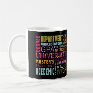 Colorful College University Items Coffee Mug