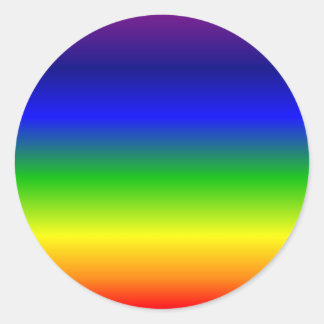 Colorful Color Customized Designer Classic Round Sticker