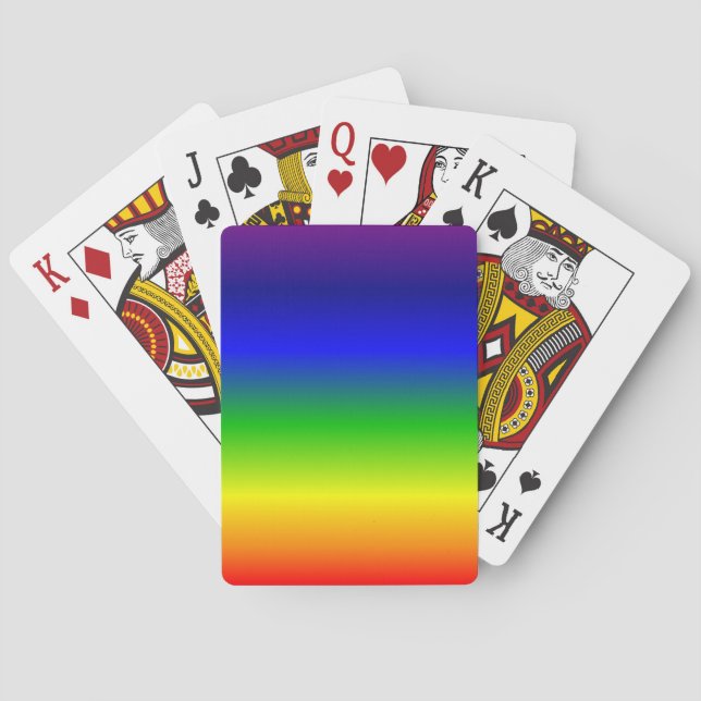 Colorful Color Customized Designer Poker Cards (Back)