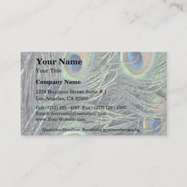 Colorful Color harmony Business Card (Front)