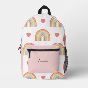 Colorful Color Rainbow kids Printed Backpack