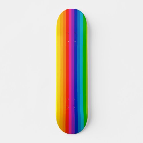 Colorful Color Wheel Skateboard