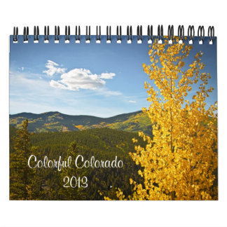 Colorful Colorado 2013 Calendar