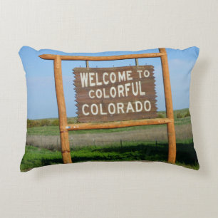 Colorful Colorado Accent Pillow