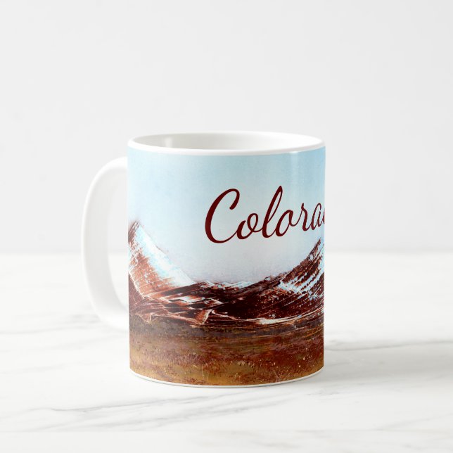 Colorful Colorado Coffee Mug (Front Left)