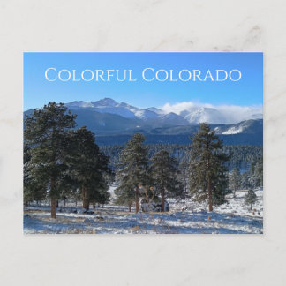 Colorful Colorado Longs Peak Rocky Mtn Natl Park Postcard
