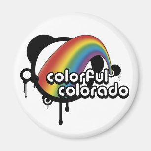 colorful colorado. magnet