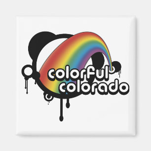 colorful colorado. magnet