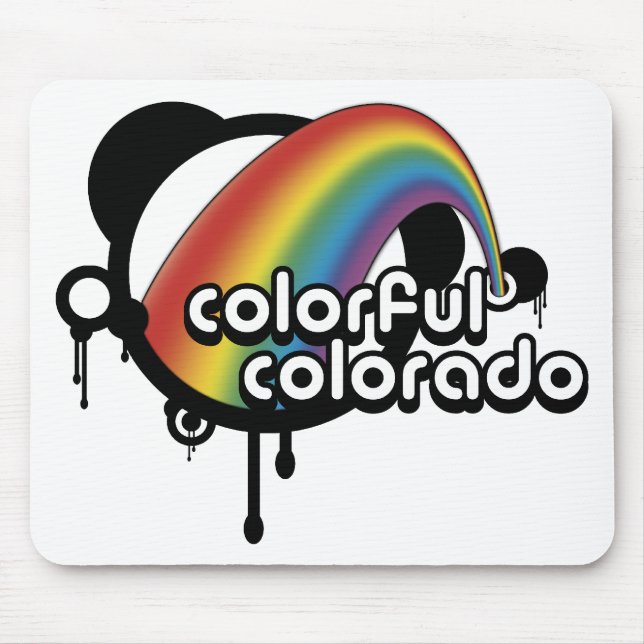 colorful colorado. mouse pad (Front)