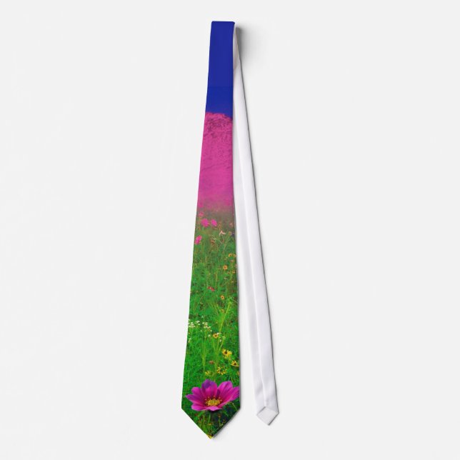 Colorful Colorado, Pikes Peak Mountain Tie (Front)