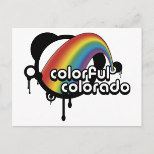 colorful colorado. postcard