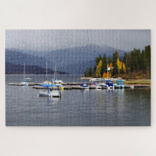 Colorful Colorado Sailboats in Marina Puzzle