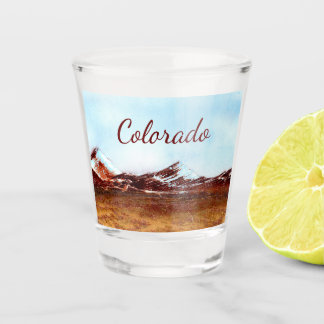 Colorful Colorado Shot Glass