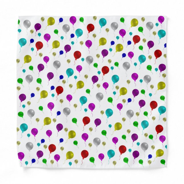 colorful, colored, small, balloons, children bandana (Front)