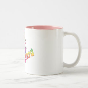 Colorful colorguard mugs