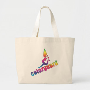 Colorful colorguard tote bag