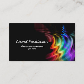 colorful colors business card