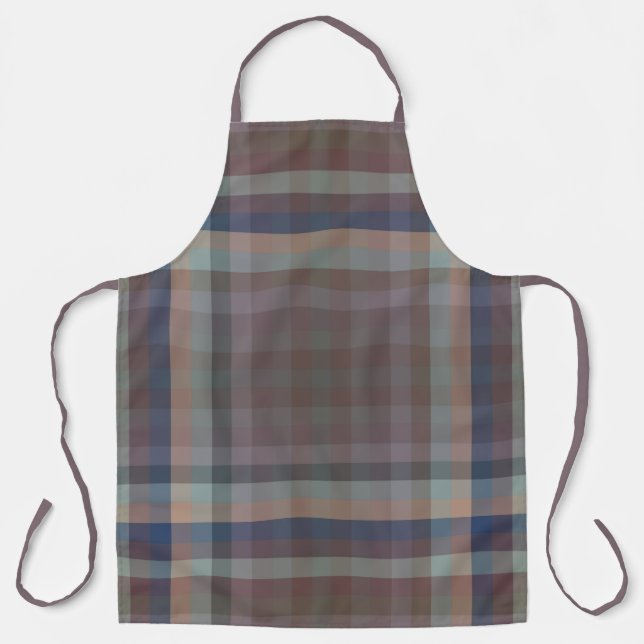 Colorful Colors Of The Year Checkered Pattern      Apron (Front)