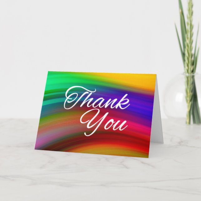 Colorful Colors Thank You (Front)