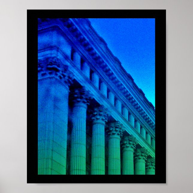 Colorful Columns Poster (Front)