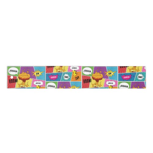 Colorful Comic Book Personalized Name Pop Art Ruler