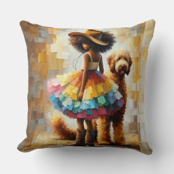 Colorful Companionship Pillow by Godsblossom at Zazzle