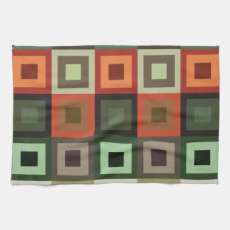 Colorful Concentric Square Geometric 