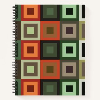 Colorful Concentric Square Geometric 