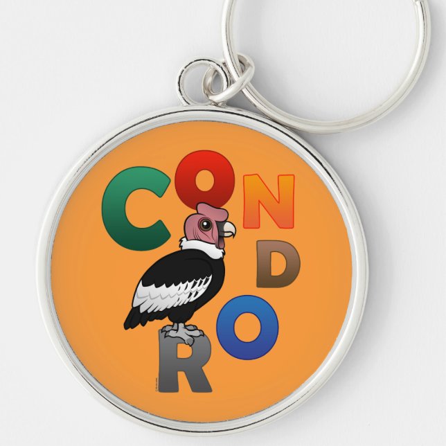 Colorful Condor Keychain (Front)