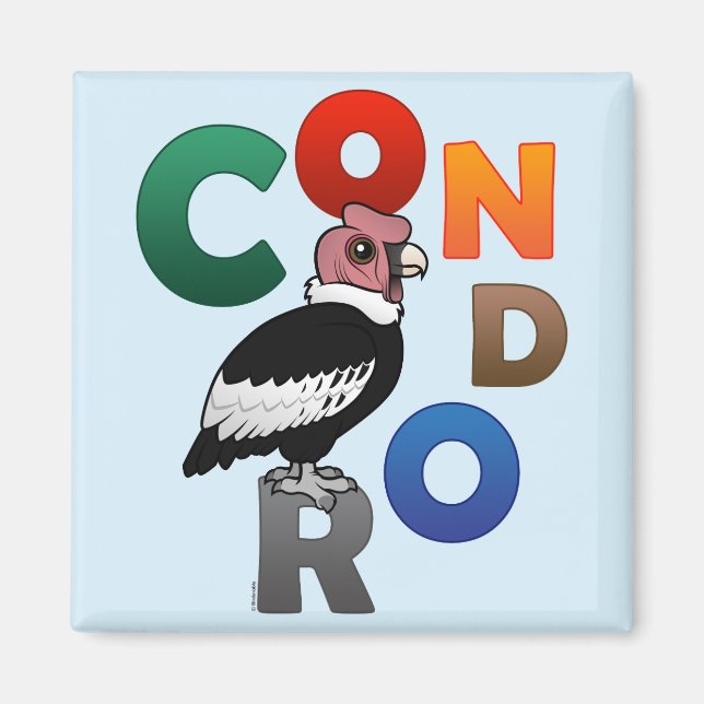 Colorful Condor Magnet (Front)