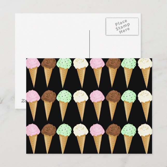 Colorful Cones Postcard (Front/Back)