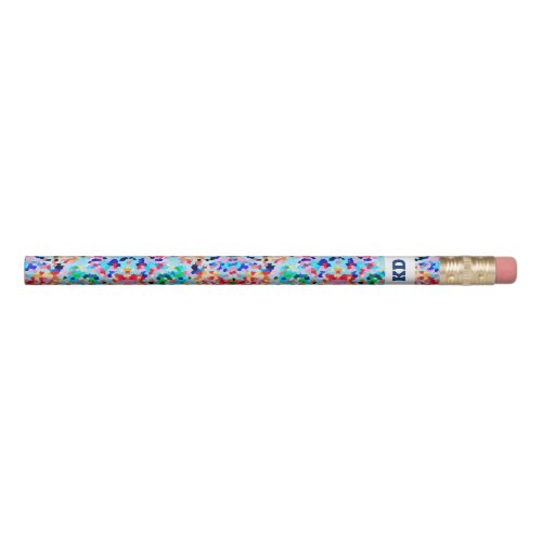 Colorful Confetti Abstract Mosaic Pattern Neck Tie Pencil