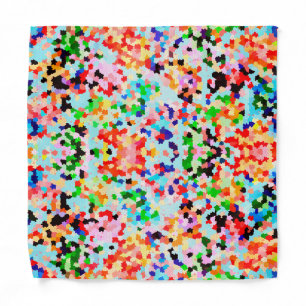 Colorful Confetti Abstract Pattern Bandana