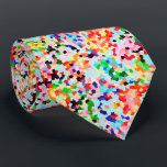 Colorful Confetti Abstract Pattern Neck Tie<br><div class="desc">Cool colorful unique abstract confetti like pattern.</div>