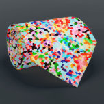 Colorful Confetti Abstract Pattern Neck Tie<br><div class="desc">Cool colorful unique abstract confetti like pattern.</div>