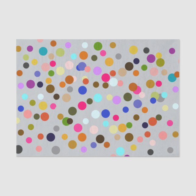 Colorful Confetti Art Tissue Paper (Front)
