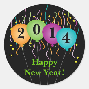 Decal Sticker Multiple Sizes Happy New Year Balloons Holidays and Occasions Happy New Year Outdoor Store Sign Green 54inx36in Set of 2 