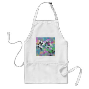 Colorful Confetti Bokeh Dots Adult Apron