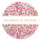 Colorful Confetti Candy and Sweets Sticker